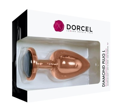 Ozdobny korek analny metal dorcel diamond plug 9cm